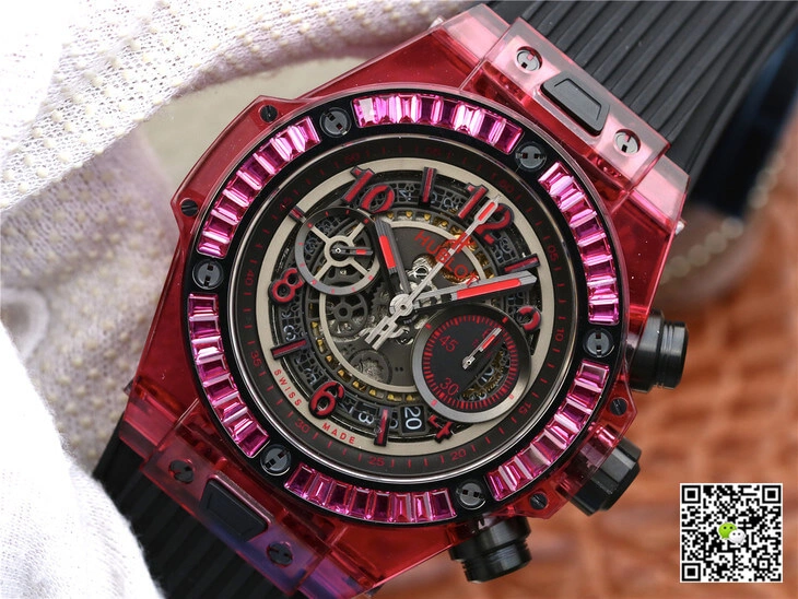 Hublot Big Bang 411.JX.4802.RT 1:1 Best Edition Replica Watch Black Rubber Strap
